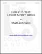 Holy Is the Lord Most High Vocal Solo & Collections sheet music cover